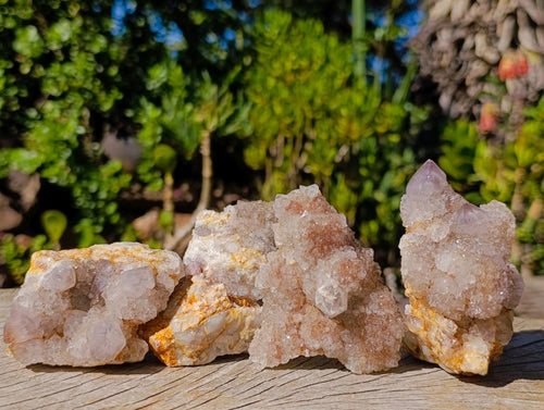 Natural Smokey Spirit Quartz Clusters x 19 From Boekenhouthoek, South Africa - Toprock Gemstones and Minerals 
