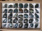 Polished Labradorite Palm Stones x 35 From Madagascar - Toprock Gemstones and Minerals 