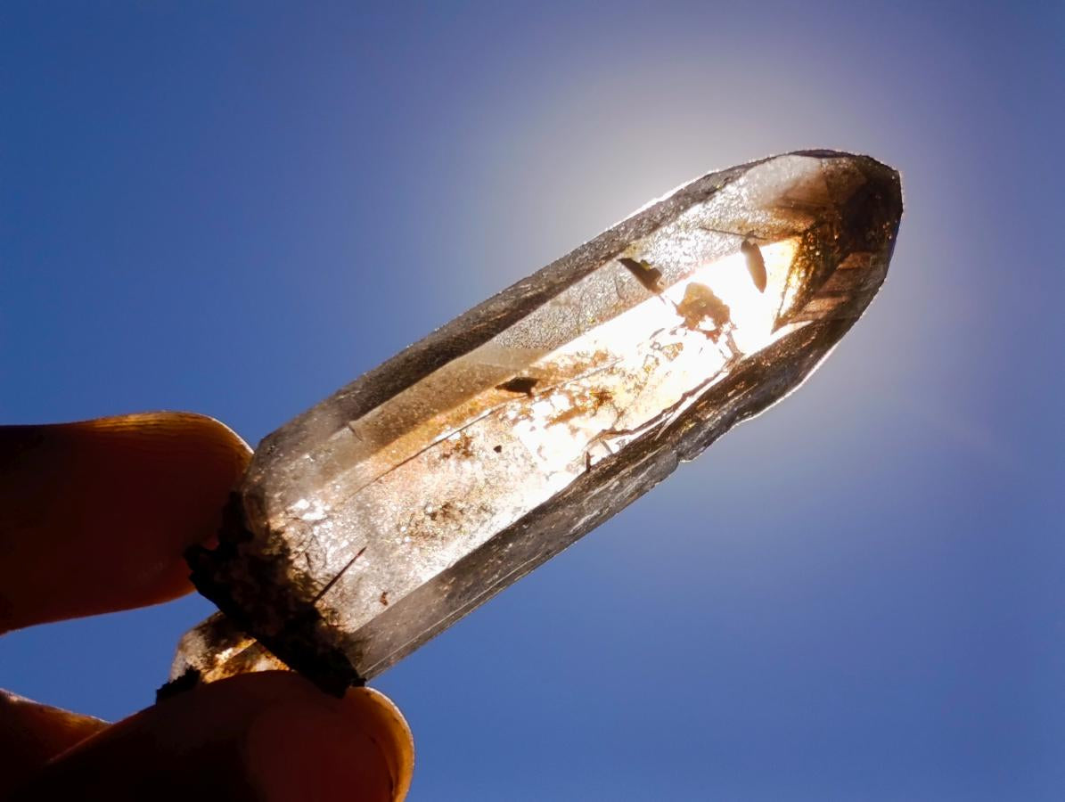 Natural Smokey Quartz Crystals x 24 From Zomba Plateau, Malawi - Toprock Gemstones and Minerals 