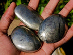 Polished Basalt Pharaoh Stone Galets x 12 From Iron Duke Mine, Zimbabwe - Toprock Gemstones and Minerals 