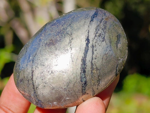 Polished Basalt Pharaoh Stone Galets x 12 From Iron Duke Mine, Zimbabwe - Toprock Gemstones and Minerals 