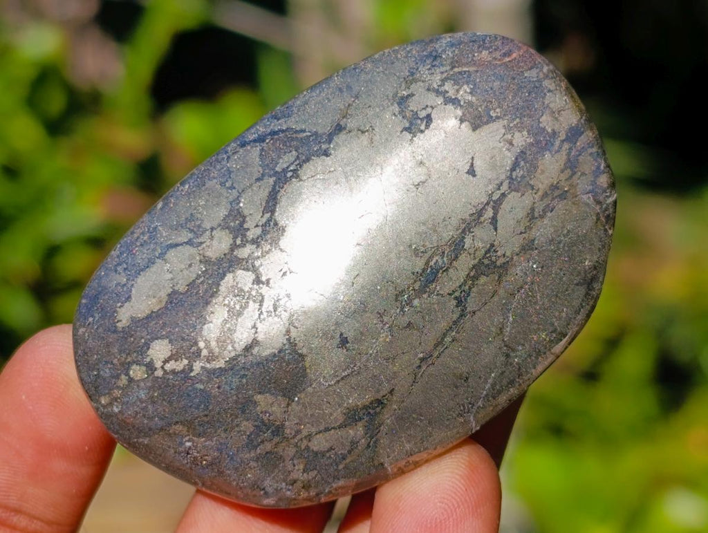 Polished Basalt Pharaoh Stone Galets x 12 From Iron Duke Mine, Zimbabwe - Toprock Gemstones and Minerals 