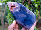 Polished Strawberry Agate Display Crystal Points x 3 From Mozambique - Toprock Gemstones and Minerals 