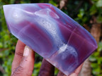 Polished Strawberry Agate Display Crystal Points x 3 From Mozambique - Toprock Gemstones and Minerals 