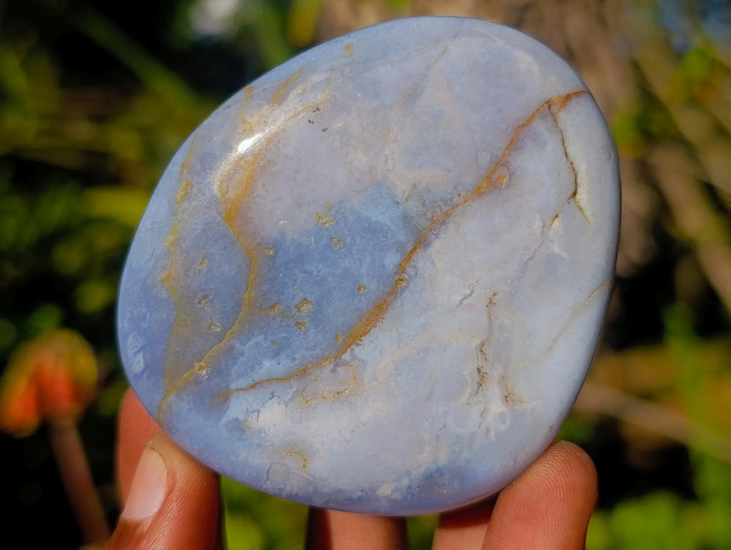 Polished Blue Lace Agate Free Forms x 6 From Nsanje, Malawi - Toprock Gemstones and Minerals 