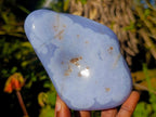 Polished Blue Lace Agate Free Forms x 6 From Nsanje, Malawi - Toprock Gemstones and Minerals 