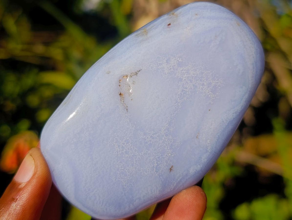 Polished Blue Lace Agate Free Forms x 6 From Nsanje, Malawi - Toprock Gemstones and Minerals 