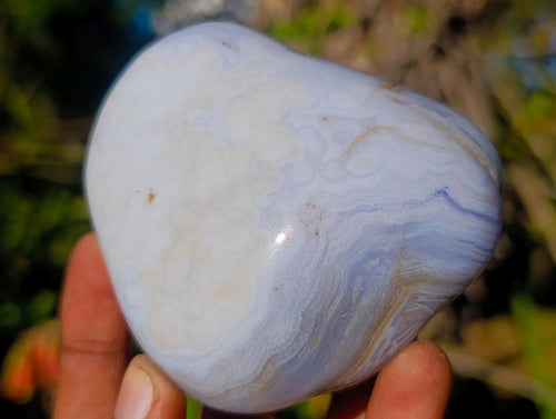 Polished Blue Lace Agate Free Forms x 6 From Nsanje, Malawi - Toprock Gemstones and Minerals 