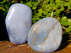Polished Blue Lace Agate Free Forms x 6 From Nsanje, Malawi - Toprock Gemstones and Minerals 