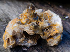 Natural Golden Limonite Quartz Clusters x 24 From Solwezi, Zambia - Toprock Gemstones and Minerals 