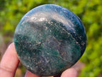 Polished Fuchsite Quartz Galets x 35 From Andakatany, Madagascar - Toprock Gemstones and Minerals 