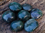 Polished Fuchsite Quartz Galets x 35 From Andakatany, Madagascar - Toprock Gemstones and Minerals 