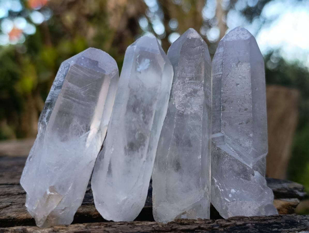 Natural Clear Quartz Crystals x 35 From Madagascar - Toprock Gemstones and Minerals 