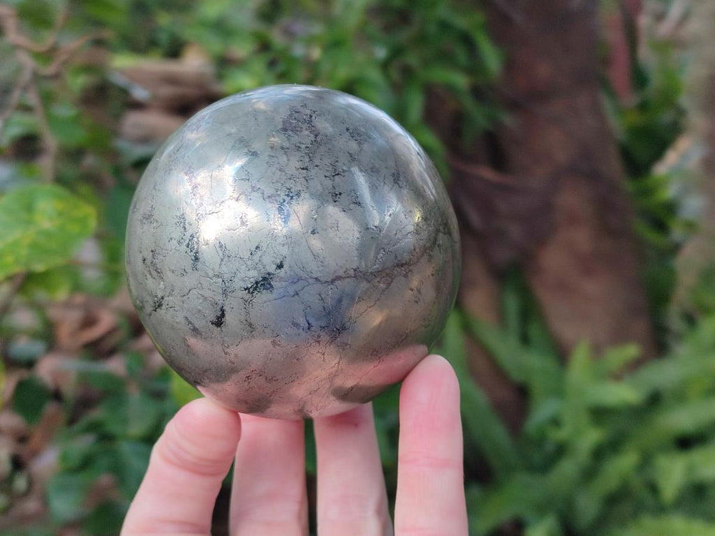 Polished Large Basalt Pharaoh Stone Sphere x 1 From Iron Duke Mine, Zimbabwe - Toprock Gemstones and Minerals 