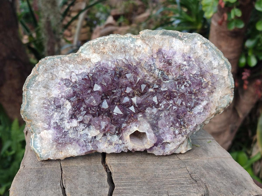 Natural Amethyst Agate Geodes x 4 From Zululand, South Africa - Toprock Gemstones and Minerals 