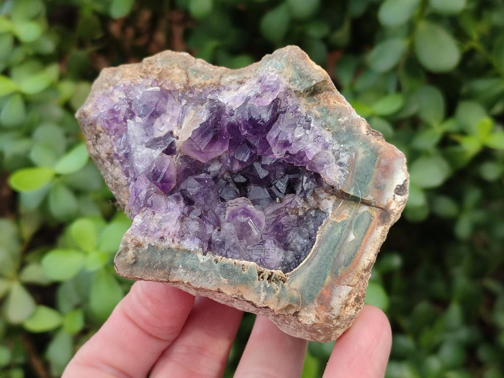 Natural Amethyst Agate Geodes x 4 From Zululand, South Africa - Toprock Gemstones and Minerals 