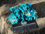 Natural Bright Blue Silica Chrysocolla Specimens x 8 From Kulukuluku, Congo - Toprock Gemstones and Minerals 