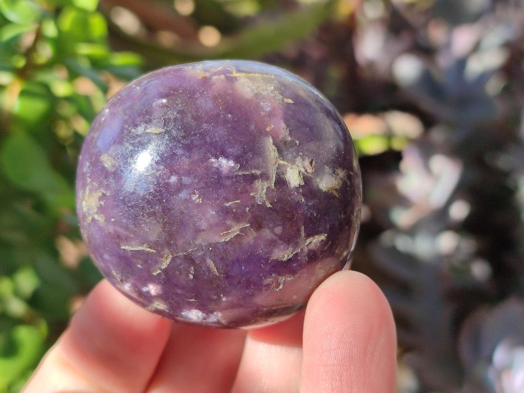 Polished Lepidolite Galets x 24 From Ambatondrazaka, Madagascar - Toprock Gemstones and Minerals 