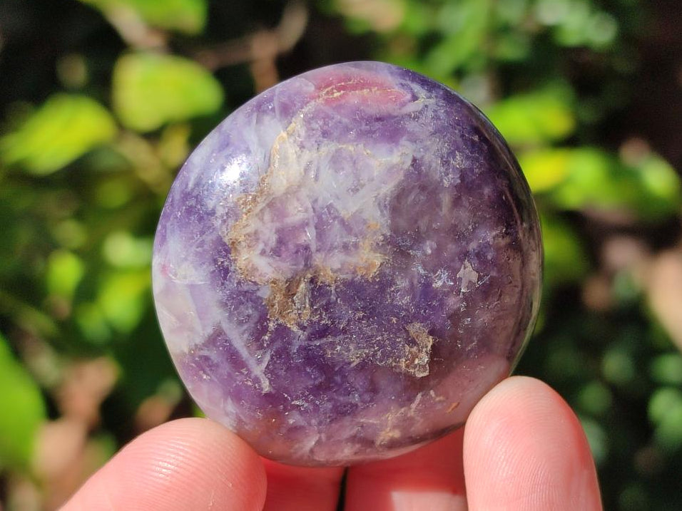 Polished Lepidolite Galets x 24 From Ambatondrazaka, Madagascar - Toprock Gemstones and Minerals 