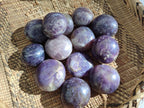 Polished Lepidolite Galets x 24 From Ambatondrazaka, Madagascar - Toprock Gemstones and Minerals 