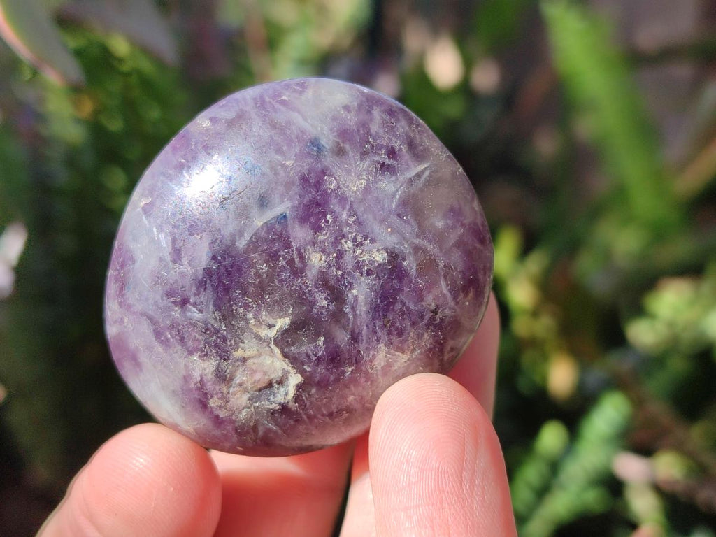 Polished Lepidolite Galets x 24 From Ambatondrazaka, Madagascar - Toprock Gemstones and Minerals 