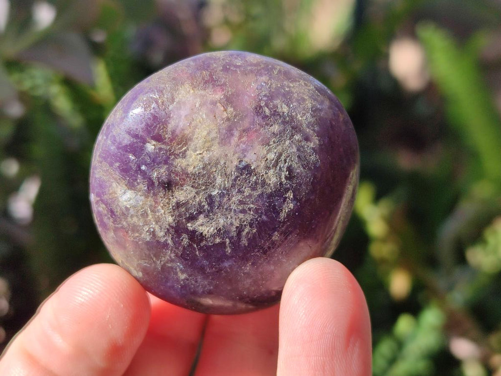 Polished Lepidolite Galets x 24 From Ambatondrazaka, Madagascar - Toprock Gemstones and Minerals 