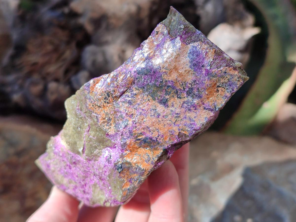 Natural Cobbed Stichtite Specimens x 3 From Barberton, South Africa - Toprock Gemstones and Minerals 
