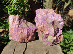 Natural Cobbed Stichtite Specimens x 3 From Barberton, South Africa - Toprock Gemstones and Minerals 