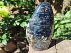 Polished Nellite Tigers Eye Standing Display Pieces x 3 From Prieska, South Africa - Toprock Gemstones and Minerals 