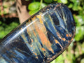 Polished Nellite Tigers Eye Standing Display Pieces x 3 From Prieska, South Africa - Toprock Gemstones and Minerals 