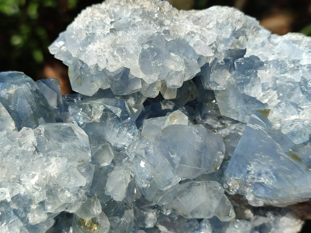 Natural Large Blue Celestite Specimen x 1 From Sakoany, Madagascar - Toprock Gemstones and Minerals 