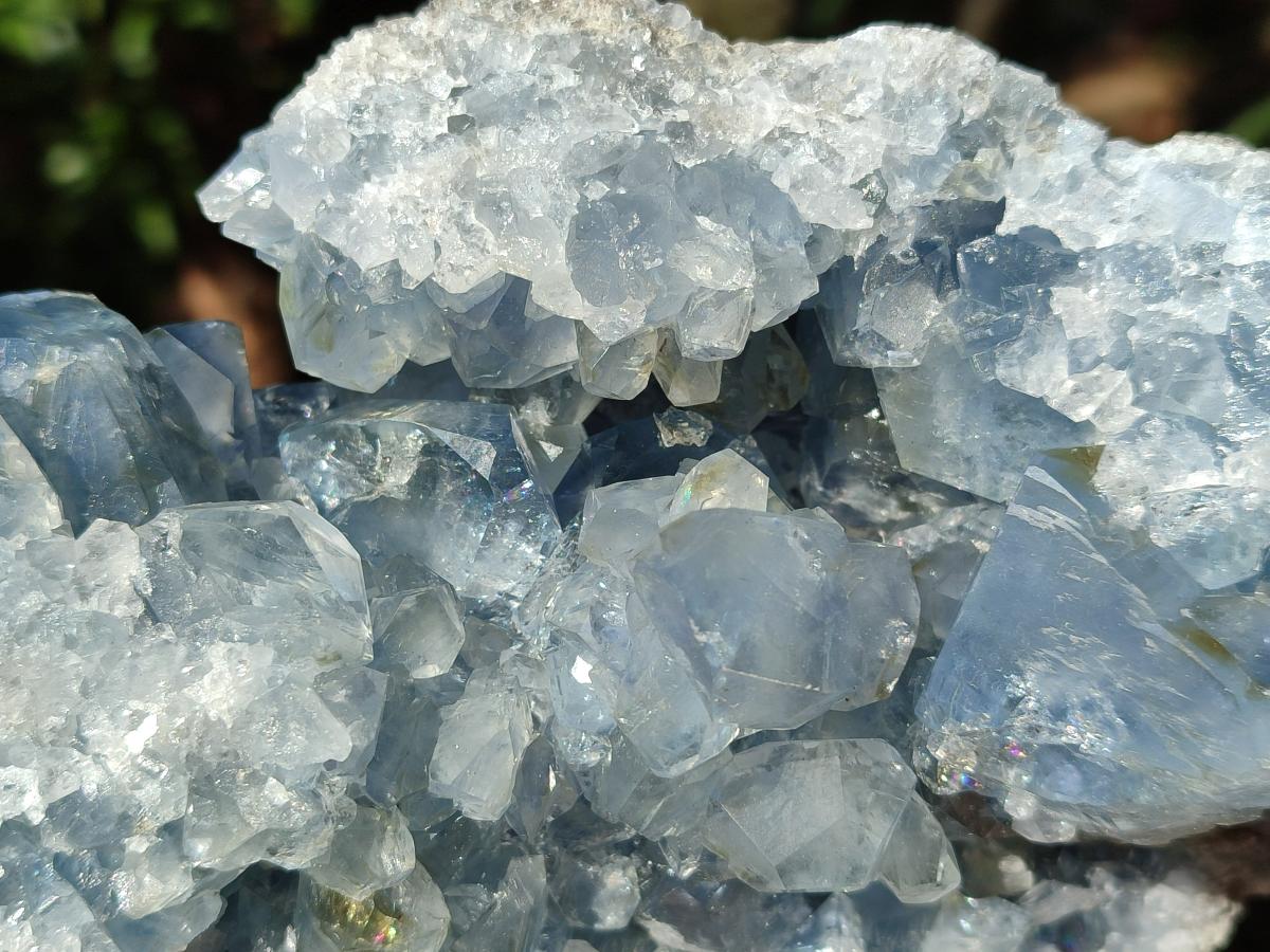 Natural Large Blue Celestite Specimen x 1 From Sakoany, Madagascar - Toprock Gemstones and Minerals 