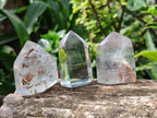 Polished Mixed Quartz Crystals x 12 From Madagascar - Toprock Gemstones and Minerals 