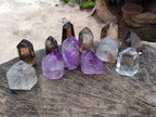 Polished Mixed Quartz Crystals x 12 From Madagascar - Toprock Gemstones and Minerals 