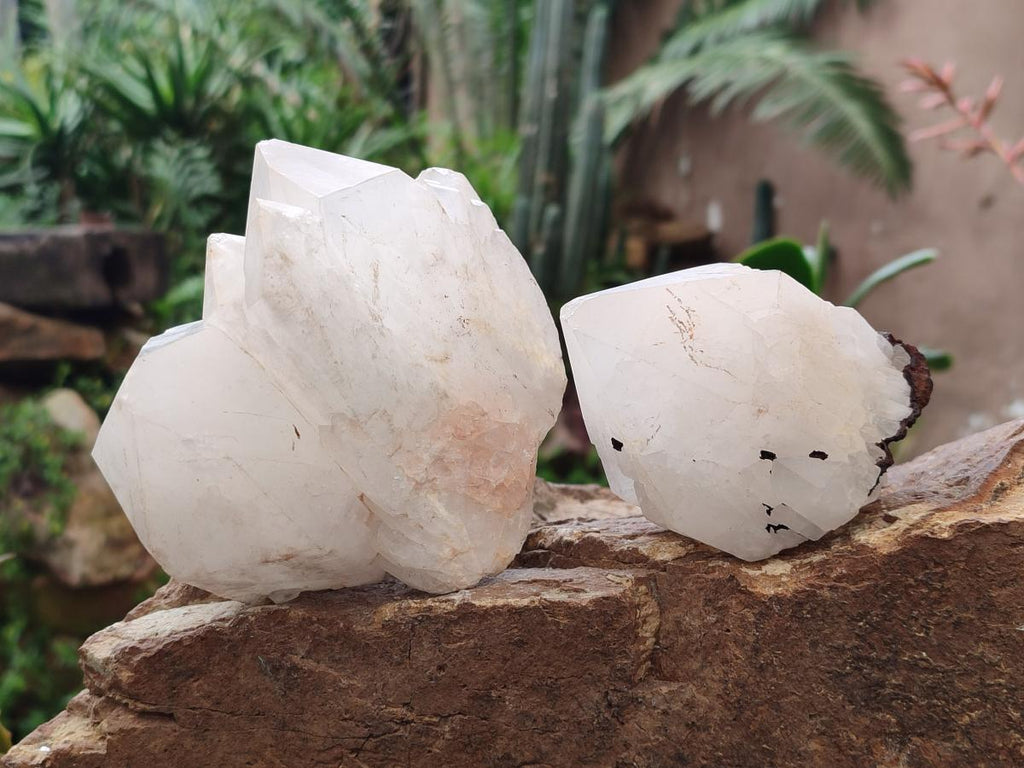 Natural Large Cascading "Anananas" Candle Quartz Crystals and Clusters x 4 From Antsirabe, Madagascar - Toprock Gemstones and Minerals 