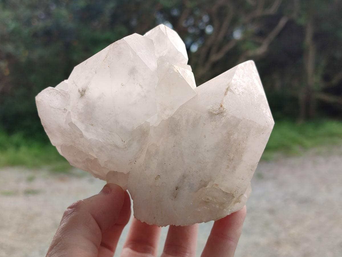 Natural Large Cascading "Anananas" Candle Quartz Crystals and Clusters x 4 From Antsirabe, Madagascar - Toprock Gemstones and Minerals 
