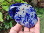 Polished Sodalite Standing Display Pieces x 3 From Kunene River, Namibia - Toprock Gemstones and Minerals 
