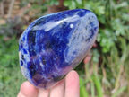Polished Sodalite Standing Display Pieces x 3 From Kunene River, Namibia - Toprock Gemstones and Minerals 