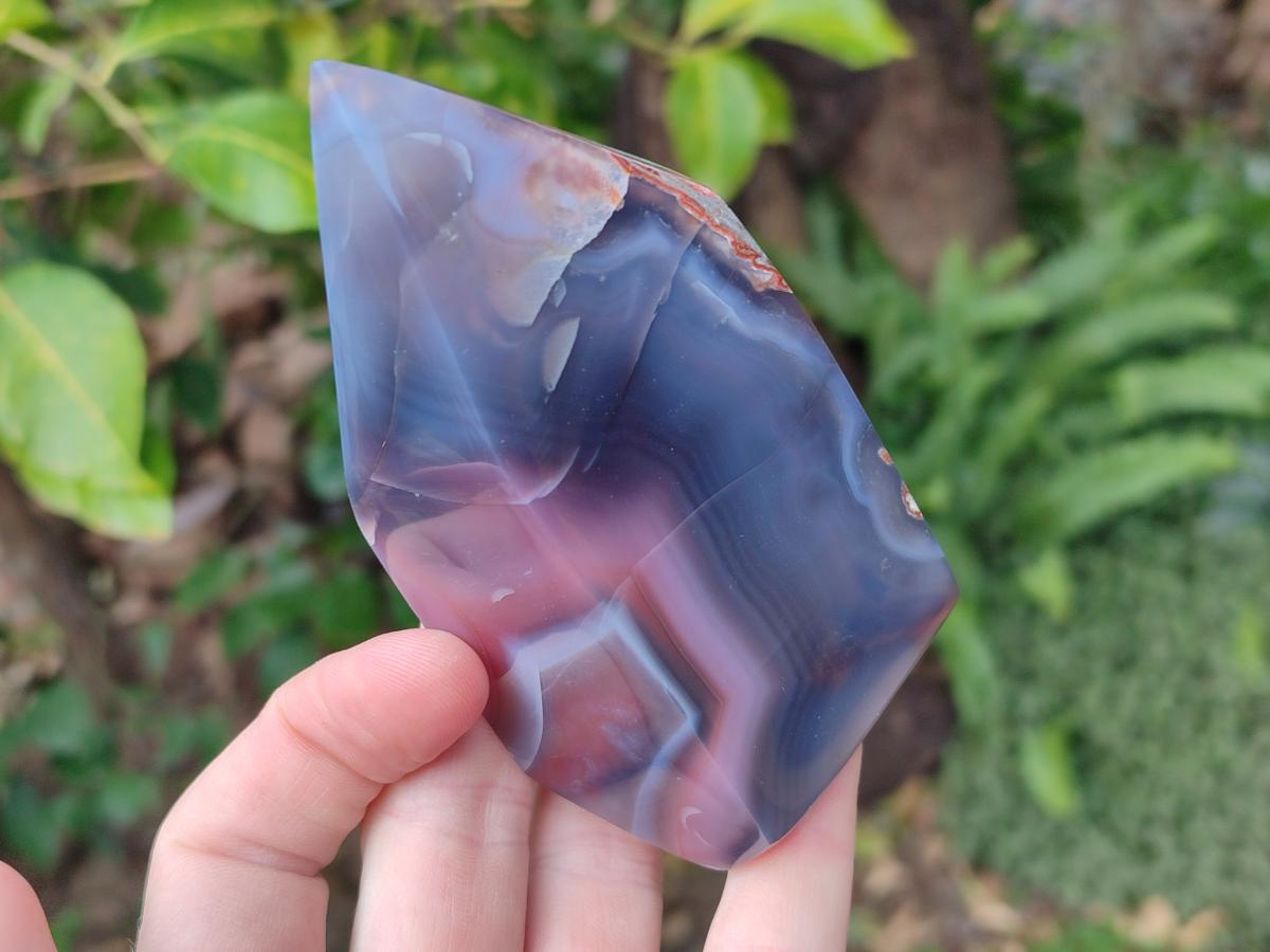 Polished Strawberry Agate Display Crystal Points x 4 From Mozambique - Toprock Gemstones and Minerals 