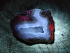 Polished On One Side Blue Lace Agate Geodes x 16 From Nsanje, Malawi - Toprock Gemstones and Minerals 