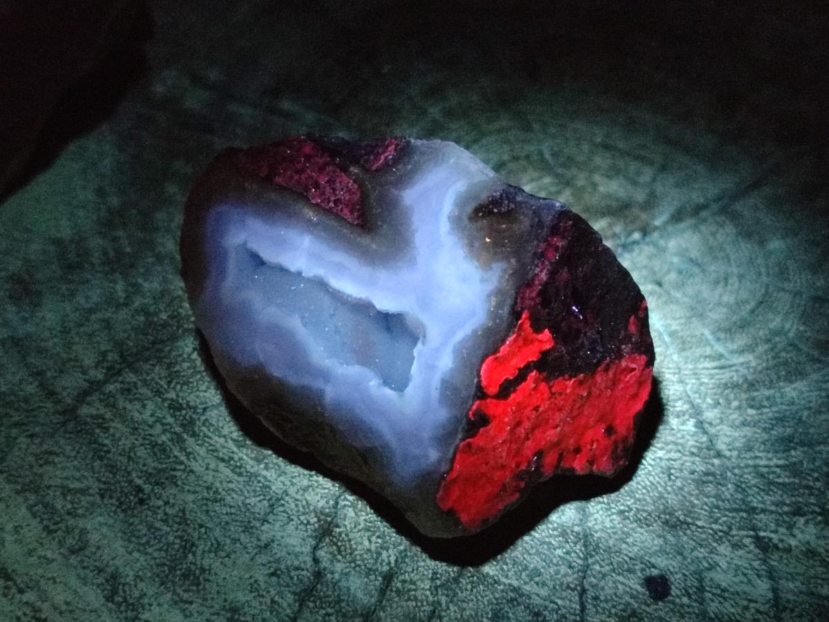 Polished On One Side Blue Lace Agate Geodes x 16 From Nsanje, Malawi - Toprock Gemstones and Minerals 