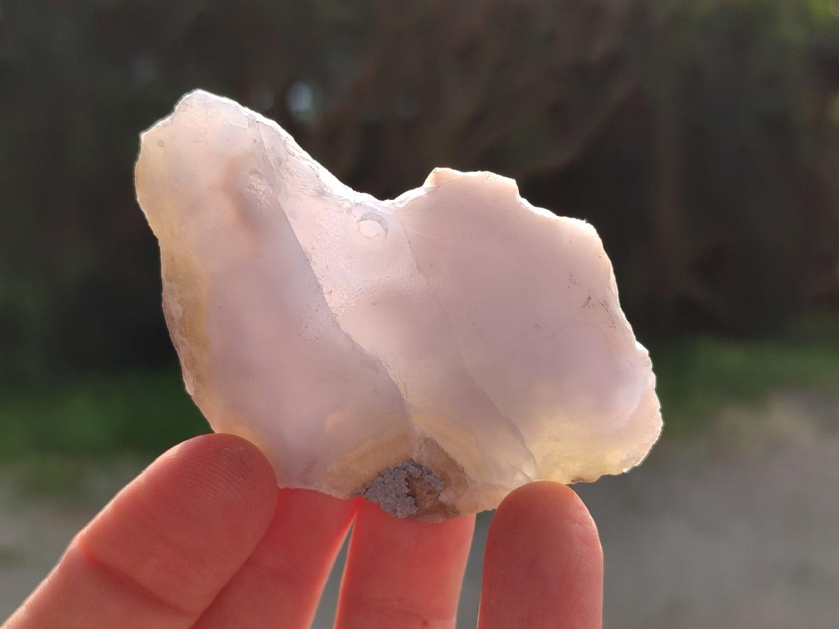 Polished On One Side Blue Lace Agate Geodes x 16 From Nsanje, Malawi - Toprock Gemstones and Minerals 