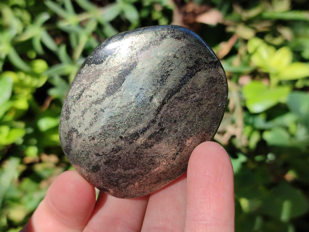 Polished Basalt Pharaoh Stone Galets x 12 From Iron Duke Mine, Zimbabwe - Toprock Gemstones and Minerals 