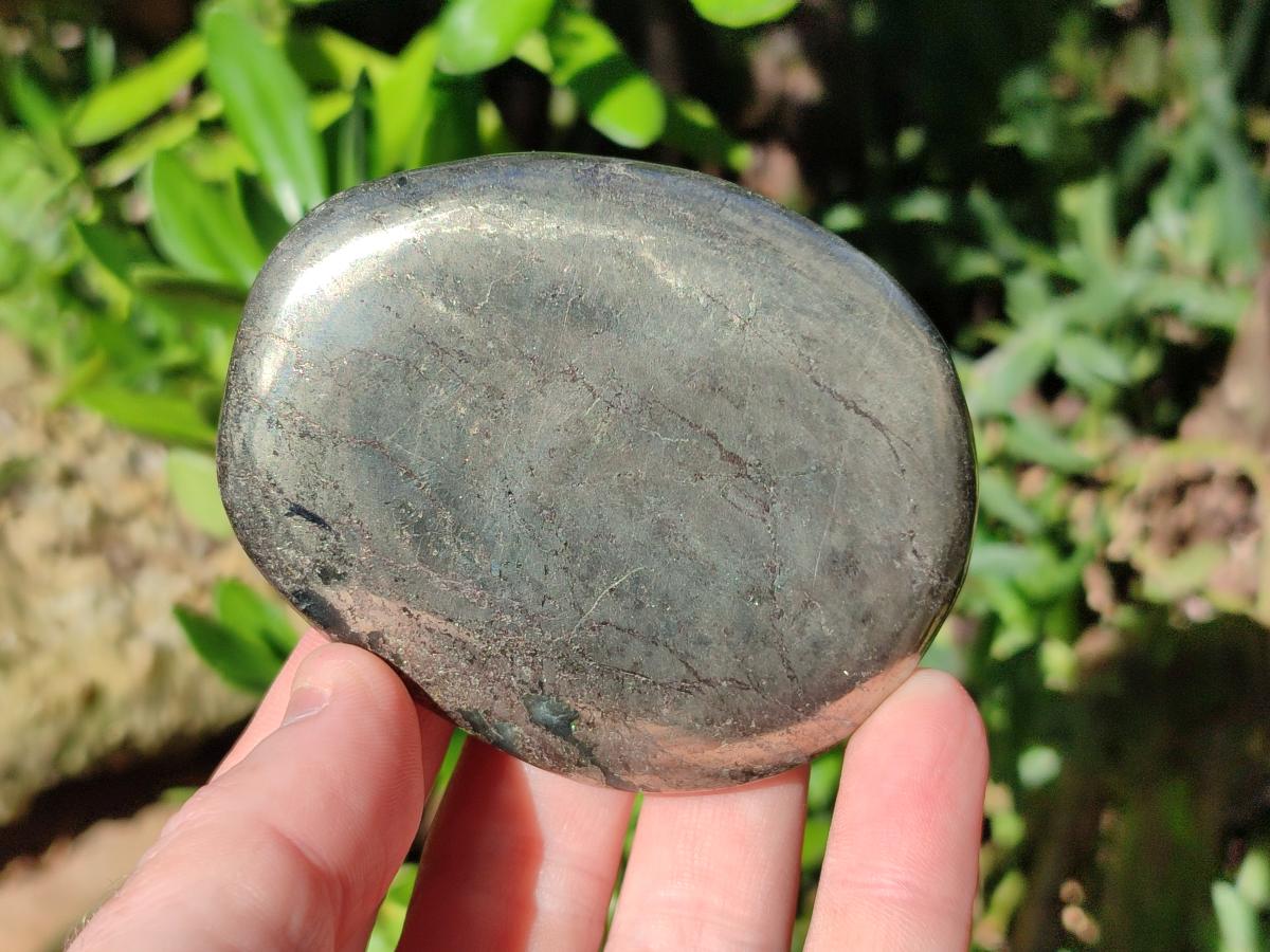 Polished Basalt Pharaoh Stone Galets x 12 From Iron Duke Mine, Zimbabwe - Toprock Gemstones and Minerals 