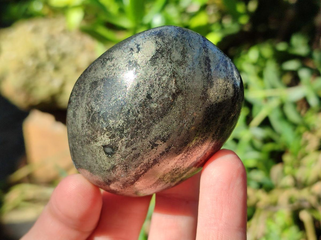 Polished Basalt Pharaoh Stone Galets x 12 From Iron Duke Mine, Zimbabwe - Toprock Gemstones and Minerals 