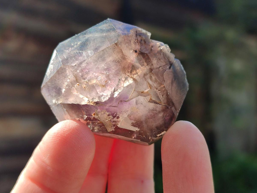 Natural Amethyst Smokey Quartz Crystals x 25 From Brandberg, Namibia - Toprock Gemstones and Minerals 