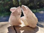 Natural Amethyst Smokey Quartz Crystals x 25 From Brandberg, Namibia - Toprock Gemstones and Minerals 