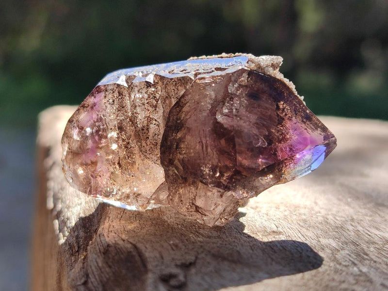 Natural Amethyst Smokey Quartz Crystals x 25 From Brandberg, Namibia - Toprock Gemstones and Minerals 