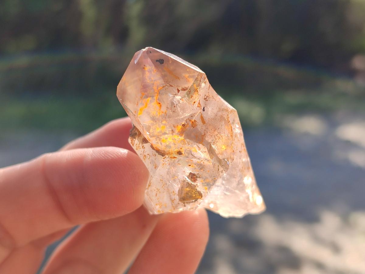 Natural Amethyst Smokey Quartz Crystals x 25 From Brandberg, Namibia - Toprock Gemstones and Minerals 