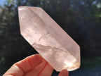 Polished Double Terminated Gemmy Rose Quartz Crystals x 4 From Madagascar - Toprock Gemstones and Minerals 